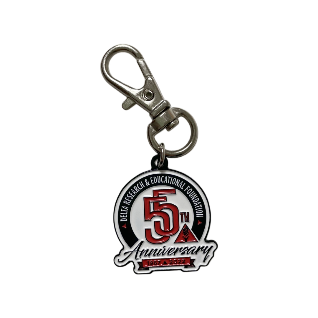Delta Research 55th Anniversary Soft Enamel Keychains