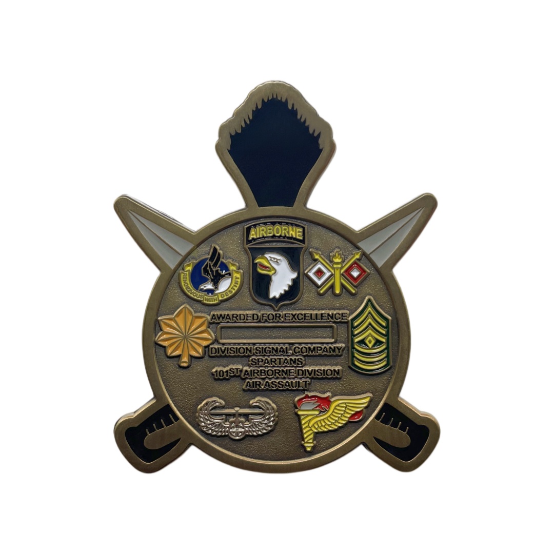101st Airborne Division Excellence Zinc Alloy Challenge Coins