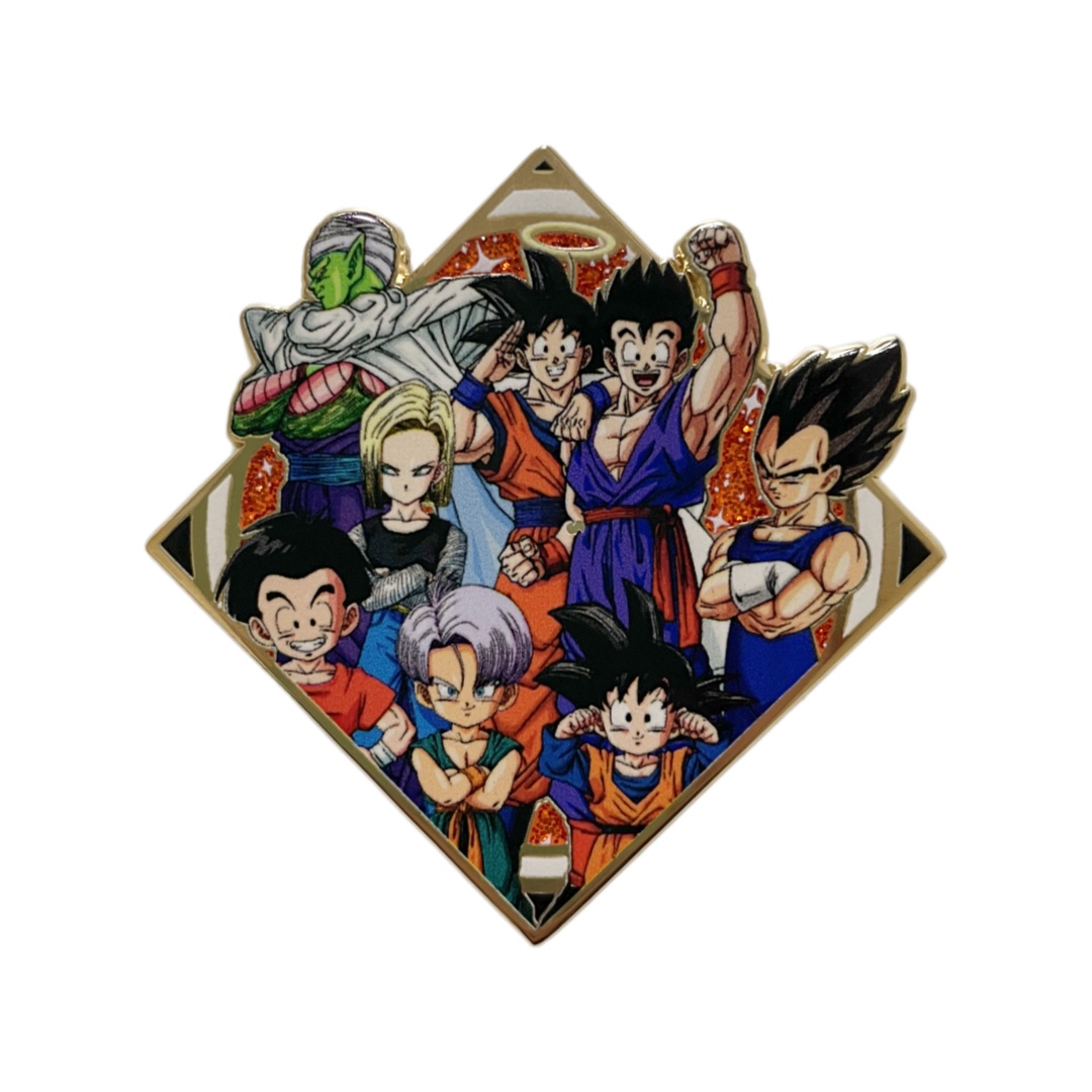 Dragon Ball Z All Anime Characters UV‑Printed Soft Enamel Pins
